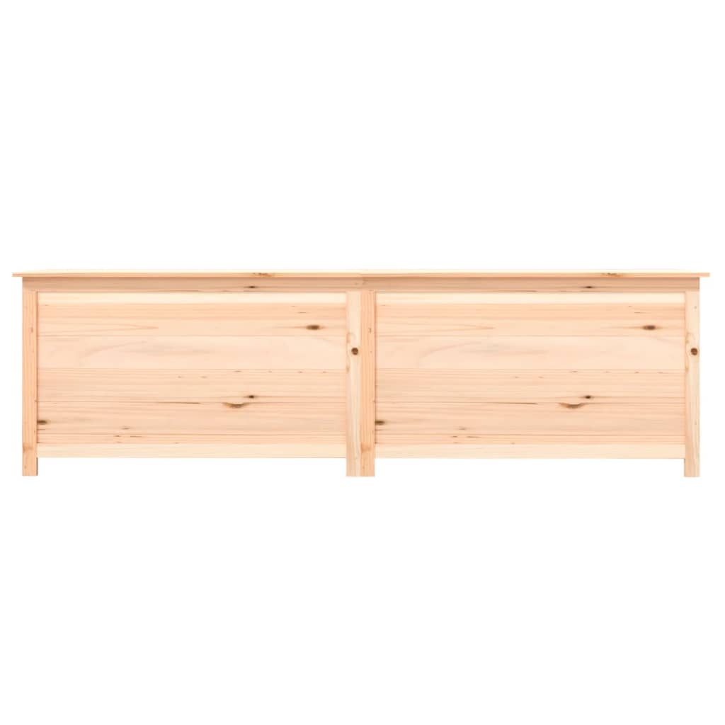 vidaXL Boîte à coussins d'extérieur 200x50x56 cm Bois de sapin massif