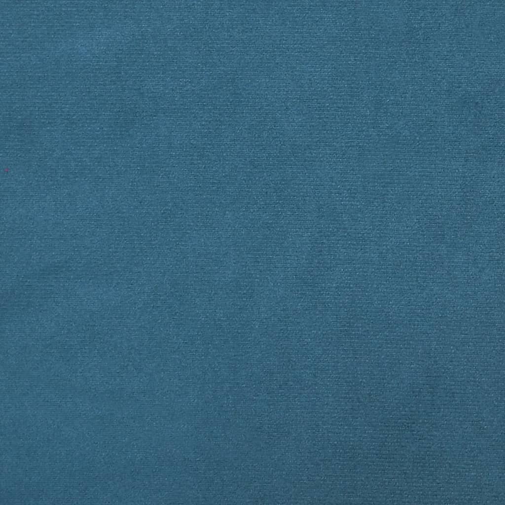vidaXL Ensemble de canapés 2 pcs avec coussins bleu velours