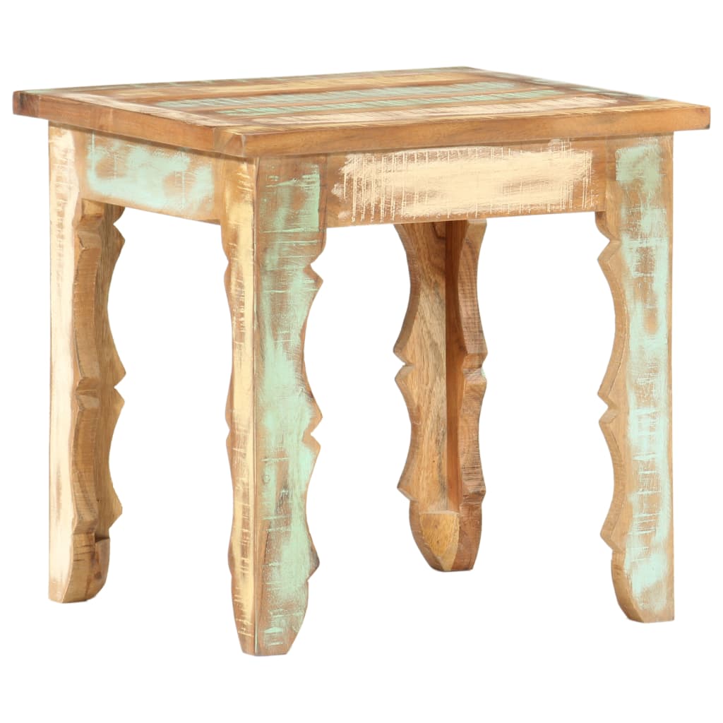 vidaXL Table basse 40x40x40 cm Bois de récupération solide