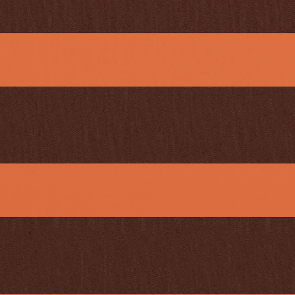 vidaXL Écran de balcon Orange et marron 120x600 cm Tissu Oxford