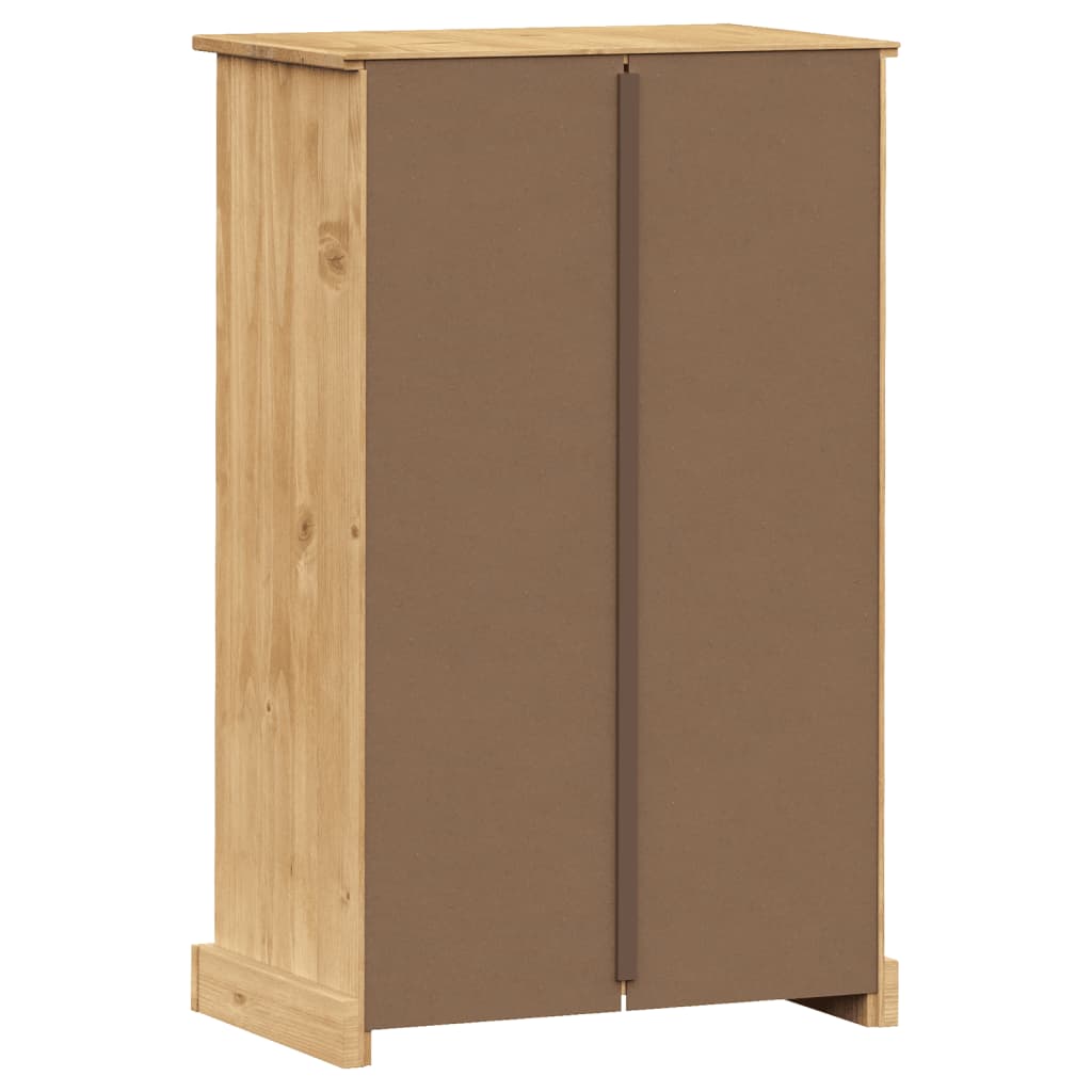 vidaXL Armoire à chaussures VIGO 60x35x96 cm bois massif de pin