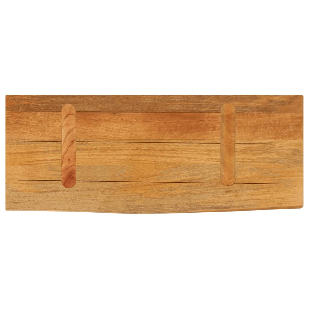 vidaXL Dessus de table à bord vivant 80x40x3,8 cm bois massif manguier