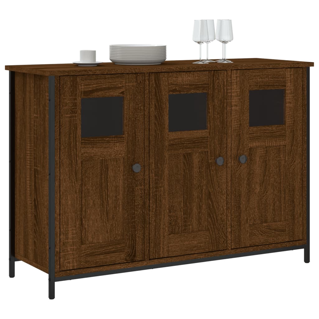 vidaXL Buffet chêne marron 100x35x70 cm bois d'ingénierie