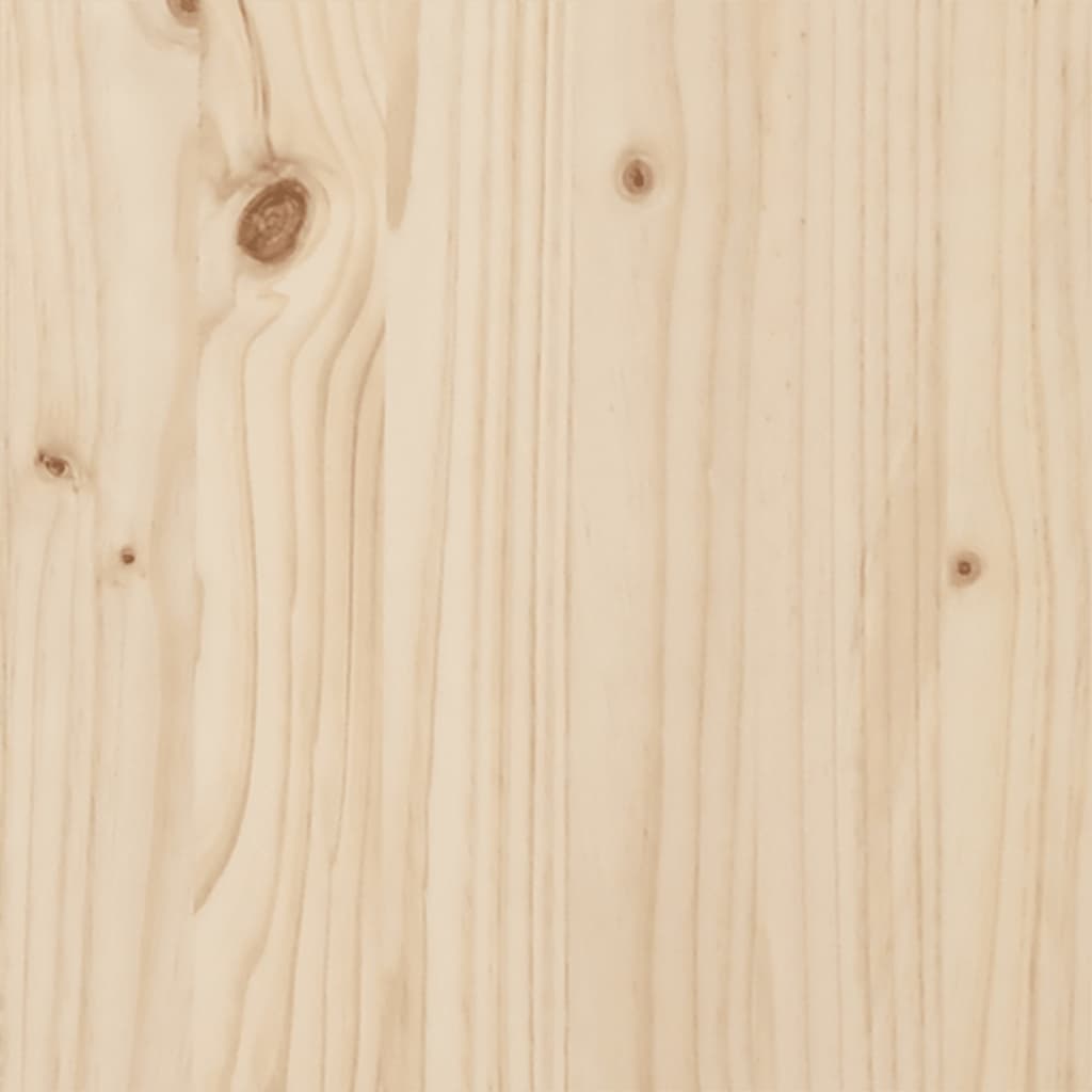 vidaXL Table de rempotage avec étagères 108x45x86,5 cm bois massif pin
