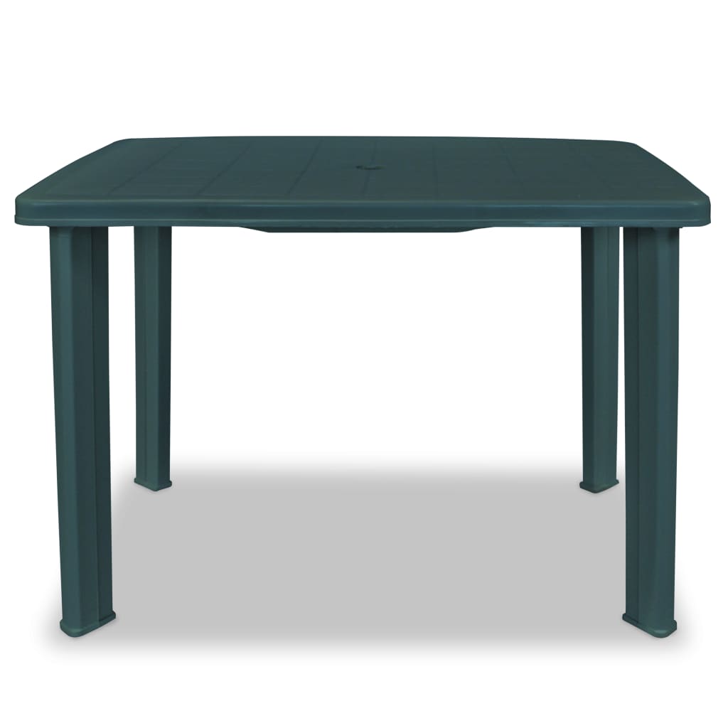 vidaXL Table de jardin Vert 101 x 68 x 72 cm Plastique