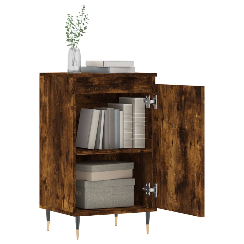 vidaXL Buffet chêne fumé 40x35x70 cm bois d'ingénierie