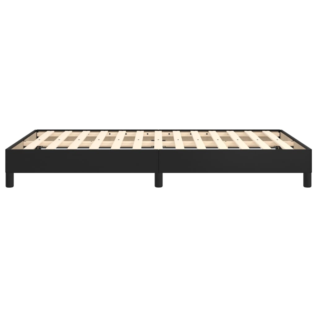 vidaXL Cadre de lit sans matelas noir 120x200 cm similicuir