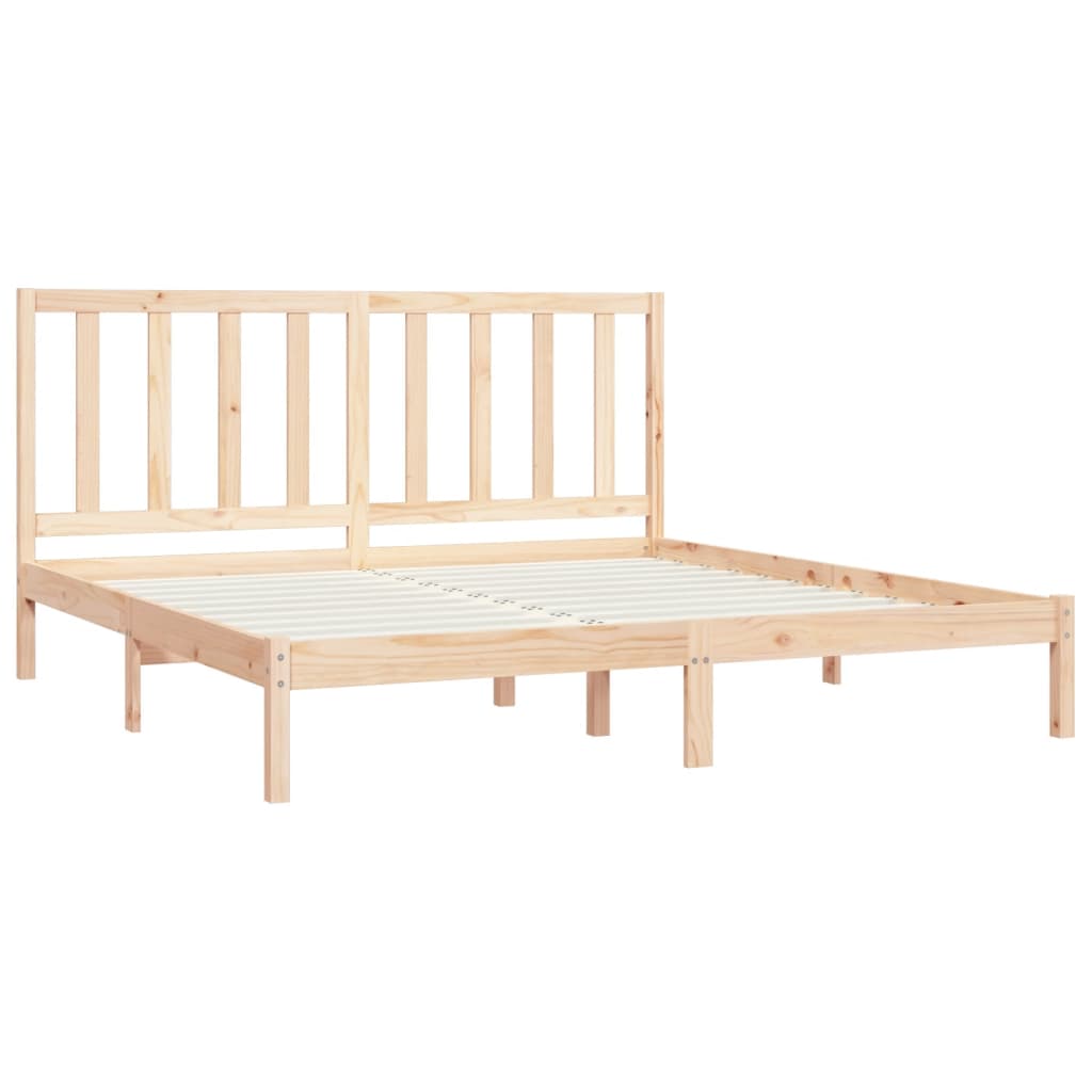 vidaXL Cadre de lit sans matelas bois massif de pin 200x200 cm