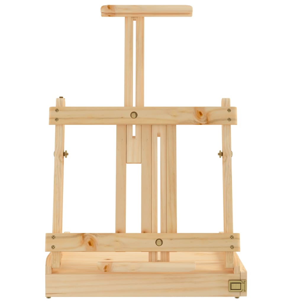 vidaXL Chevalet de table avec tiroir 41,5x37x12 cm bois massif de pin