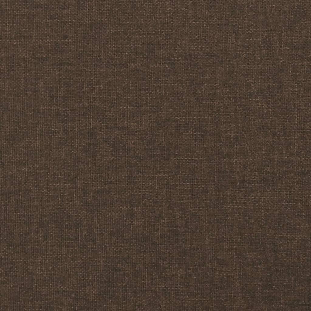 vidaXL Banc Marron foncé 70x30x30 cm Tissu