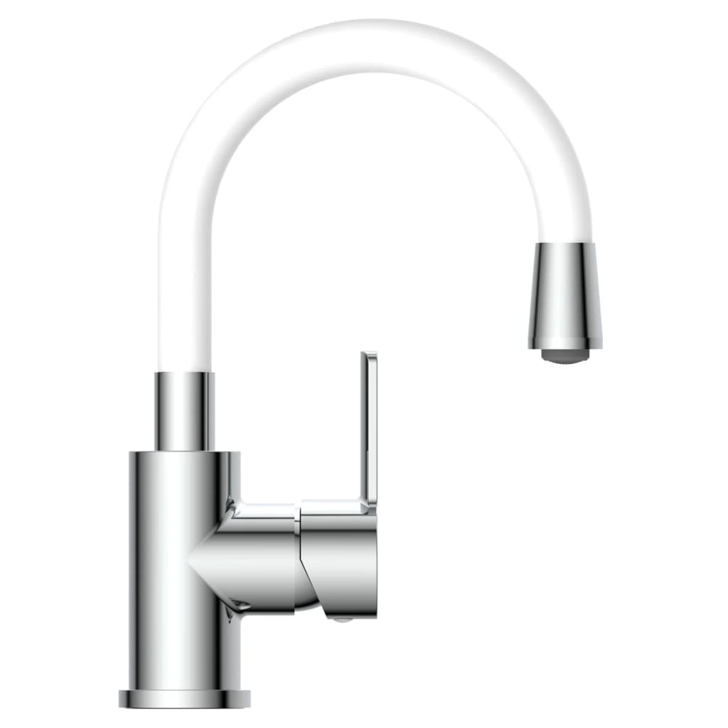 EISL Mitigeur de lavabo FLEXO chrome-blanc