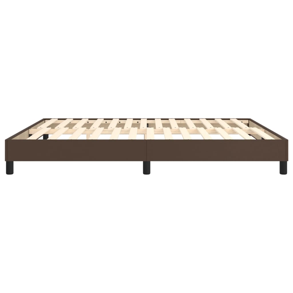 vidaXL Cadre de lit sans matelas marron 180x200 cm similicuir