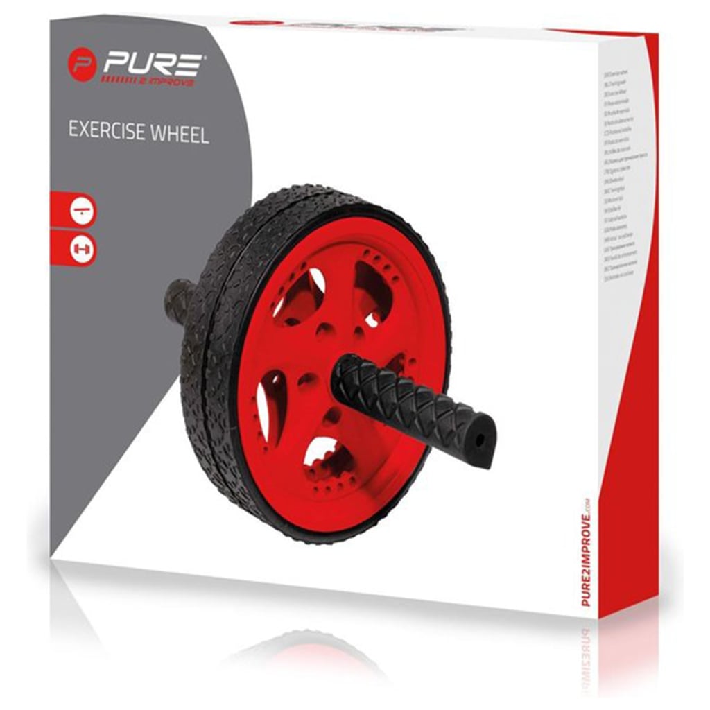 Pure2Improve Roue d'exercice Rouge