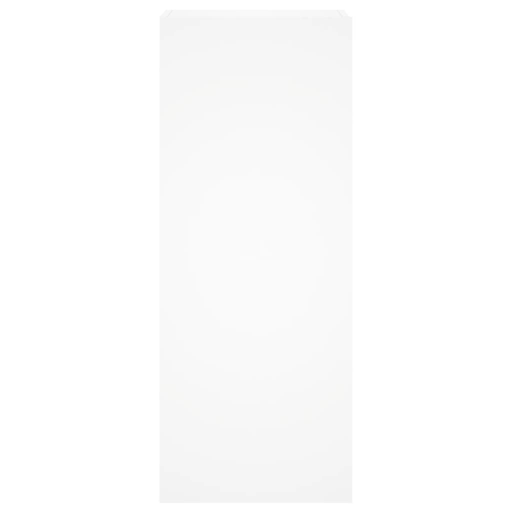 vidaXL Meuble TV mural blanc 40,5x30x90 cm bois d'ingénierie