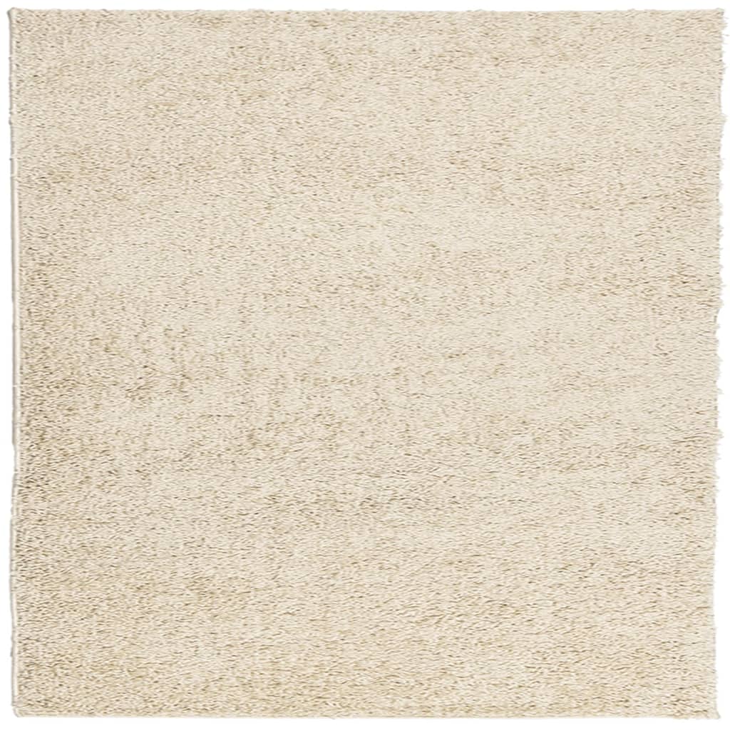 vidaXL Tapis shaggy PAMPLONA poils longs moderne doré 120x120 cm