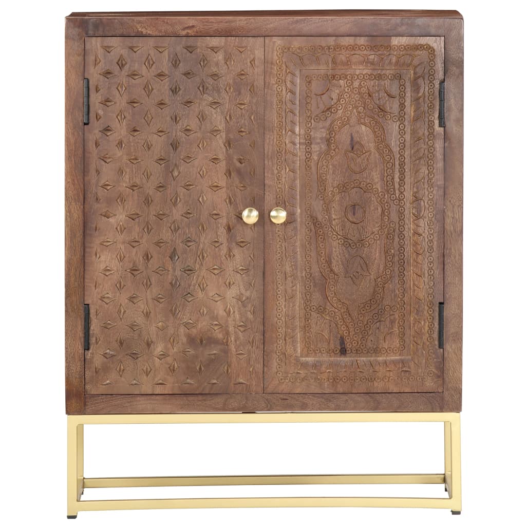 vidaXL Buffet 60 x 30 x 75 cm Bois de manguier massif