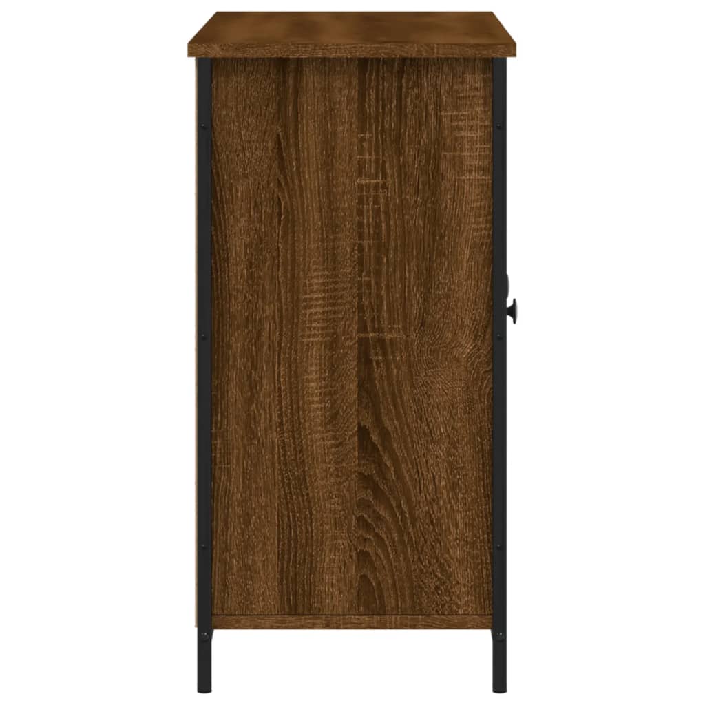 vidaXL Buffet chêne marron 100x35x70 cm bois d'ingénierie