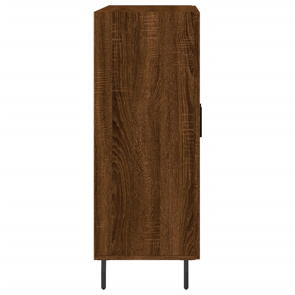 vidaXL Buffet chêne marron 69,5x34x90 cm bois d'ingénierie