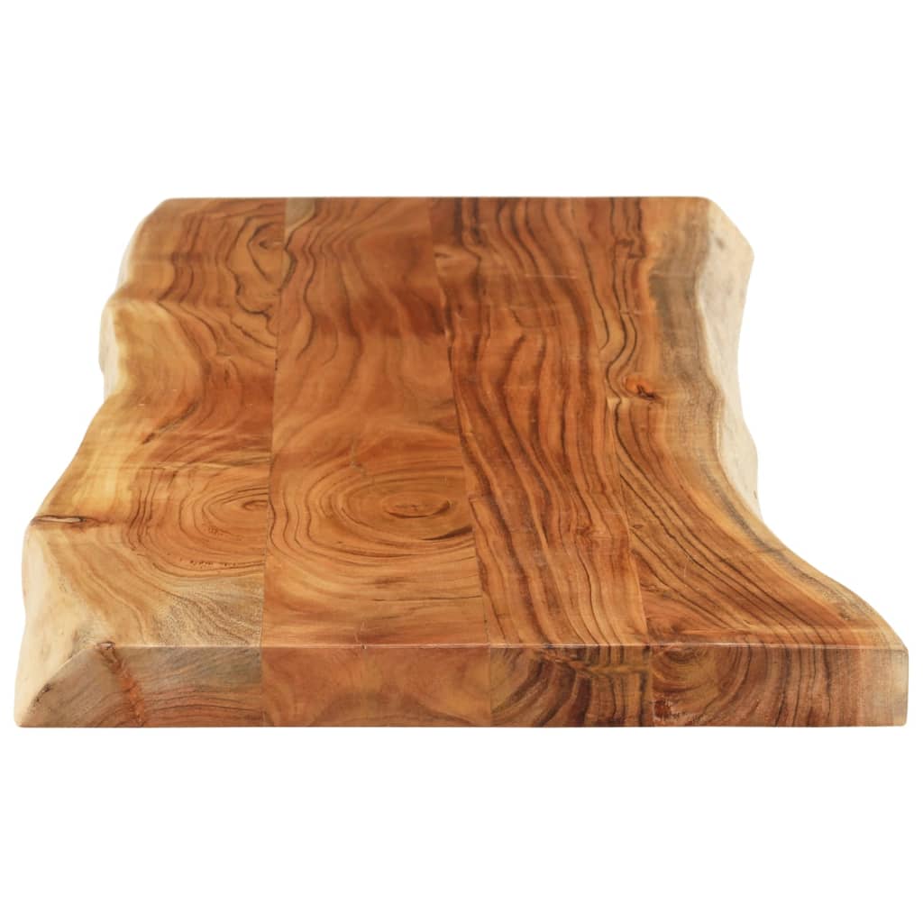 vidaXL Dessus de table 110x40x3,8 cm rectangulaire bois massif acacia