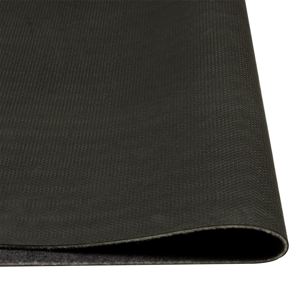 vidaXL Tapis de cuisine lavable imprimé Wine gris 45x150 cm