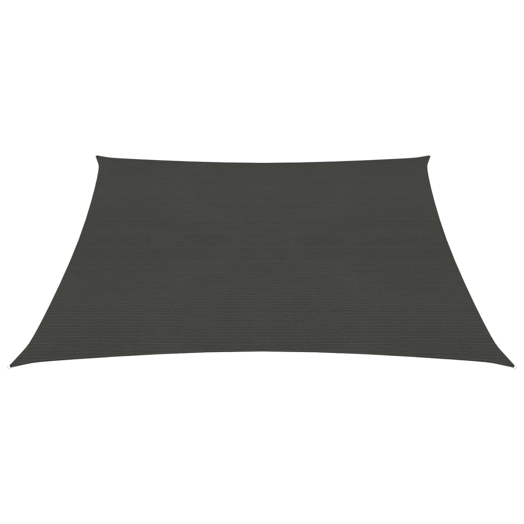 vidaXL Voile d'ombrage 160 g/m² Anthracite 7x7 m PEHD