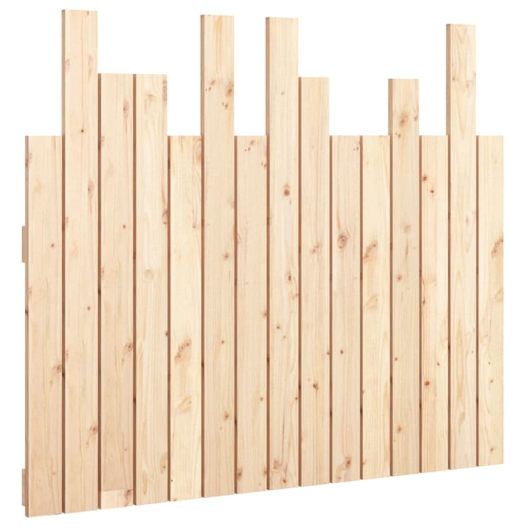 vidaXL Tête de lit murale 95,5x3x80 cm Bois massif de pin