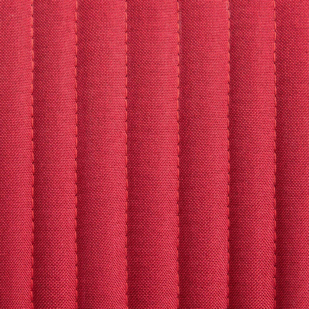 vidaXL Chaises de salle à manger 2 pcs Rouge bordeaux Tissu