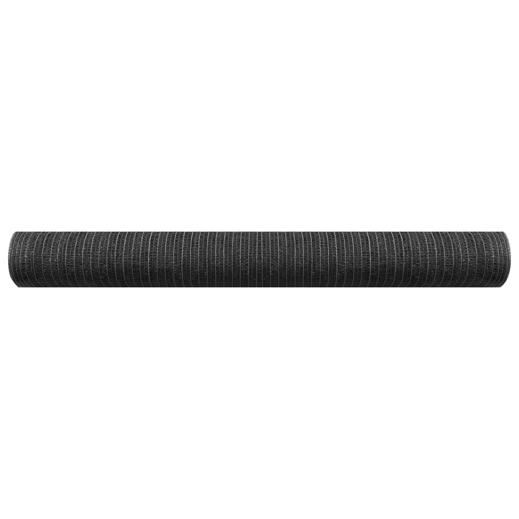 vidaXL Filet brise-vue Anthracite 1x50 m PEHD 75 g/m²