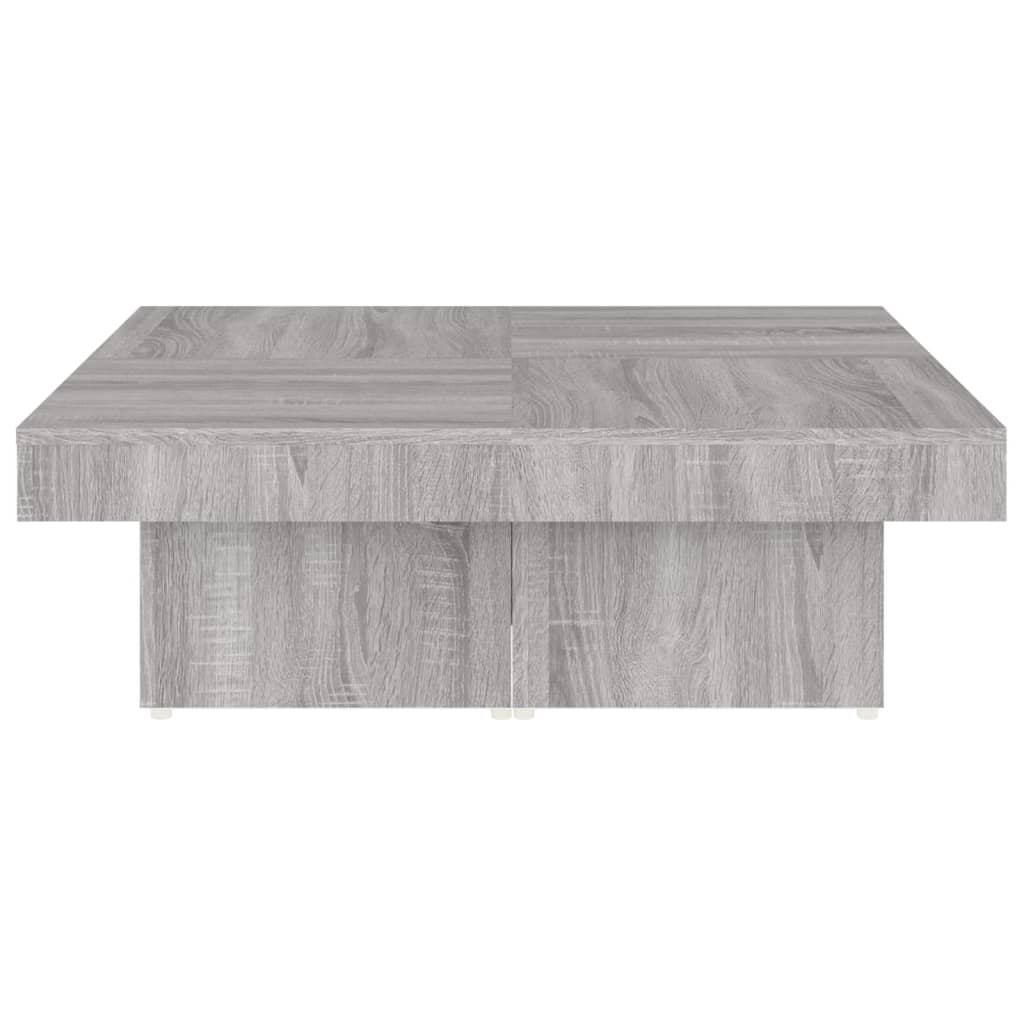 vidaXL Table basse Sonoma gris 90x90x28 cm Bois d'ingénierie