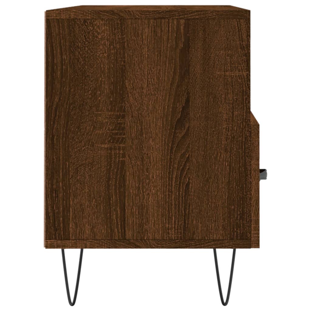 vidaXL Meuble TV chêne marron 102x36x50 cm bois d'ingénierie