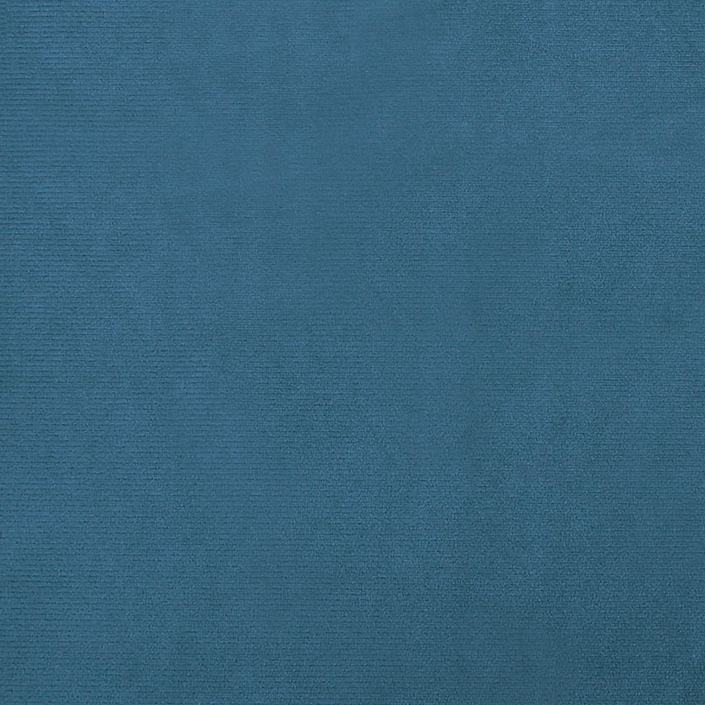 vidaXL Lit pour chien avec extension bleu 100x50x30 cm velours