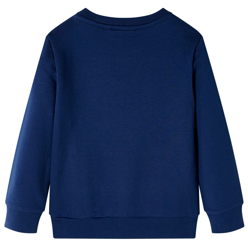 Sweatshirt pour enfants bleu marine 92