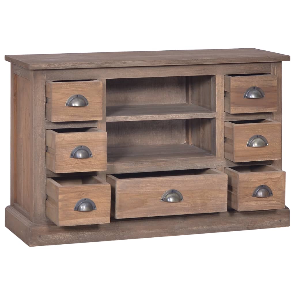 vidaXL Buffet 90x30x58 cm Bois de teck massif