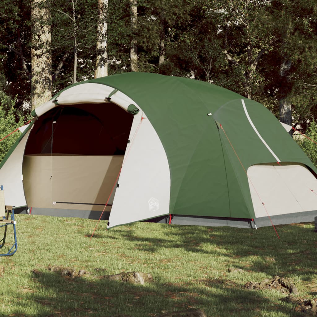 vidaXL Tente familiale Crossvent 8 personnes vert imperméable