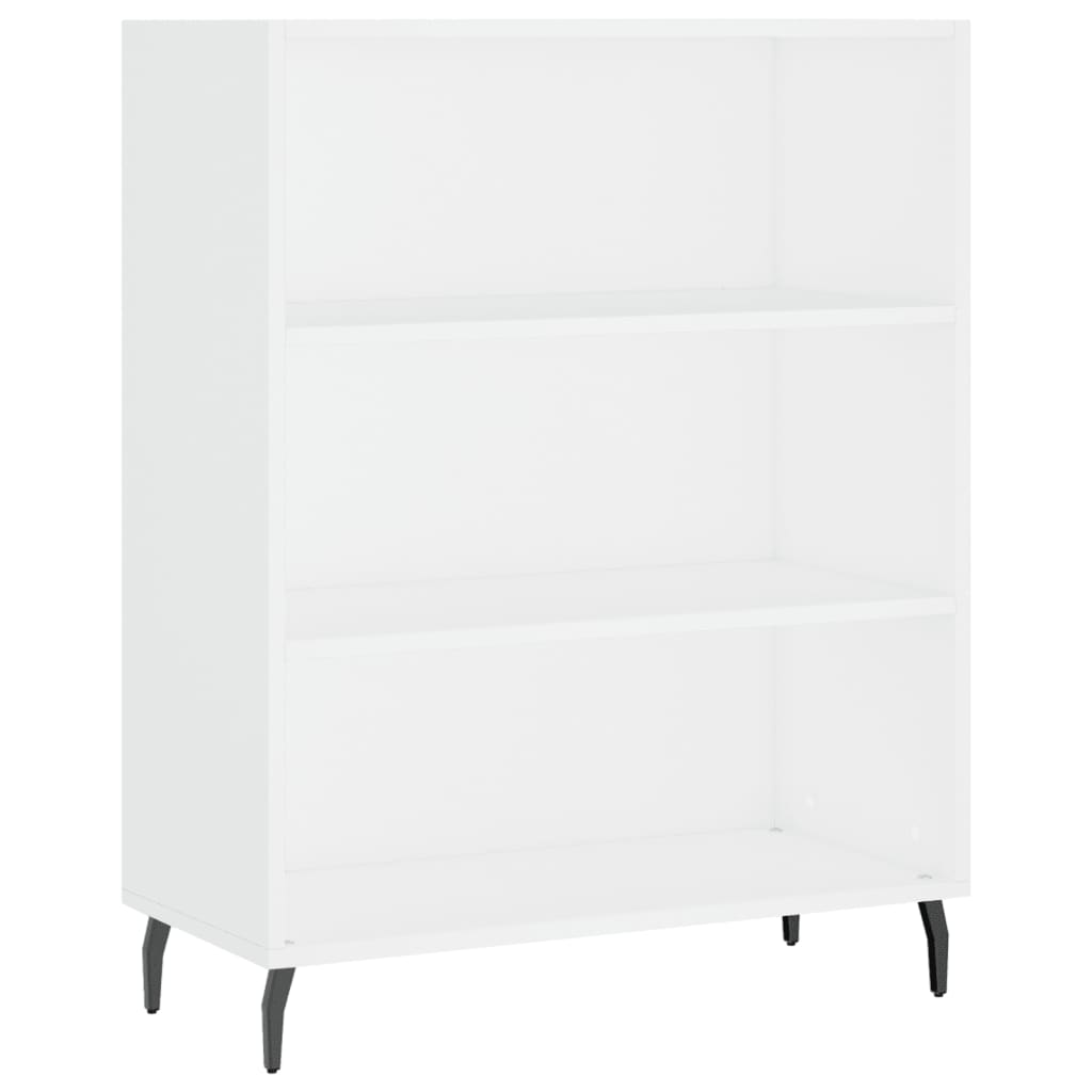 vidaXL Buffet haut Blanc 69,5x34x180 cm Bois d'ingénierie