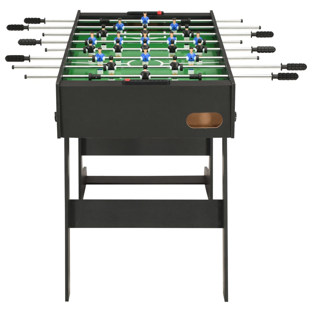 vidaXL Table de football pliante 121 x 61 x 80 cm Noir