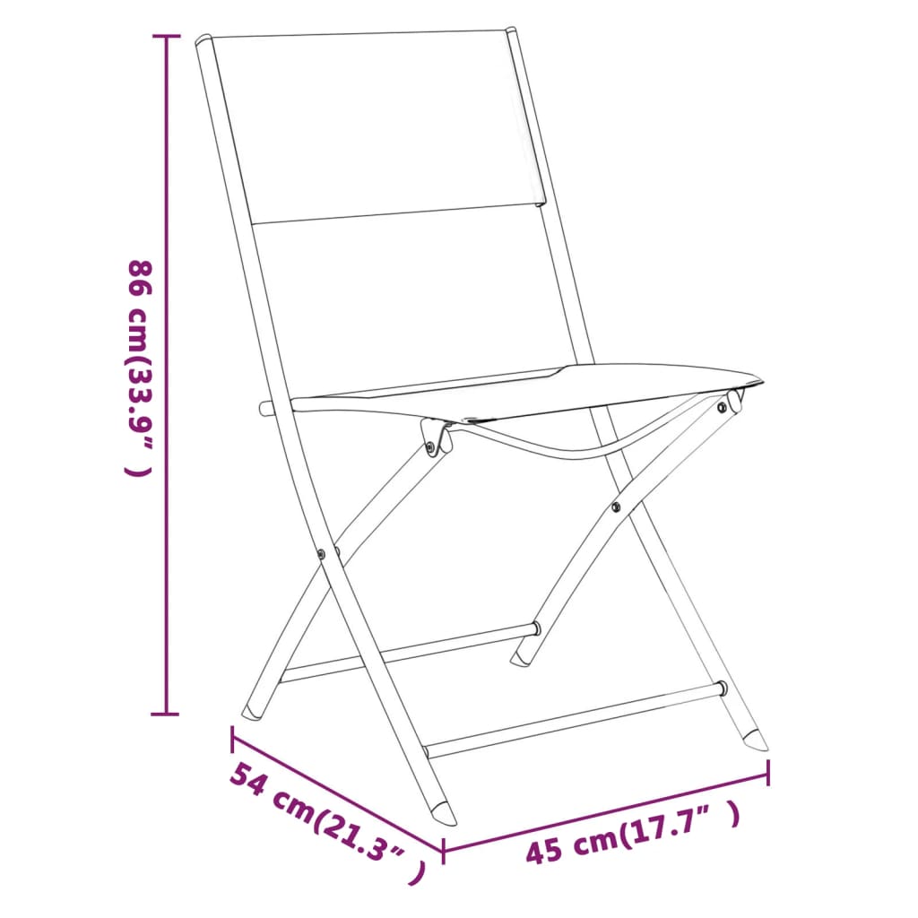 vidaXL Ensemble à manger de jardin 5 pcs Gris et noir