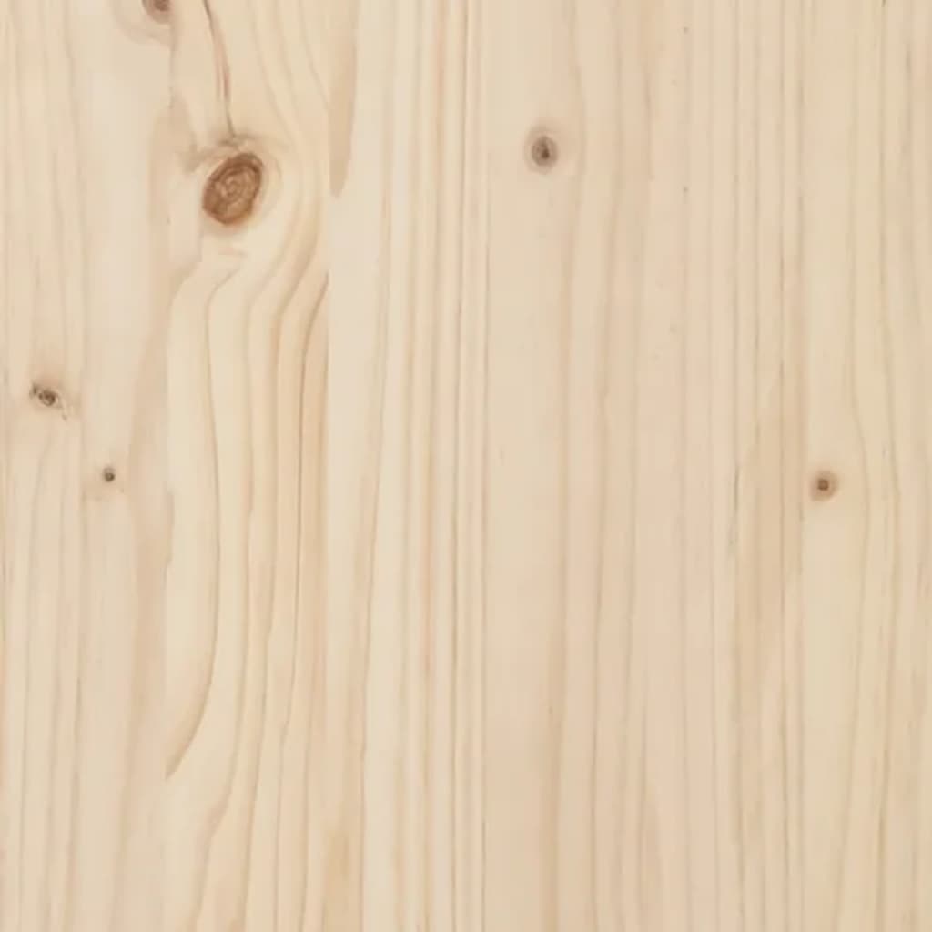 vidaXL Dessus de bureau 80x40x2,5 cm bois massif de pin