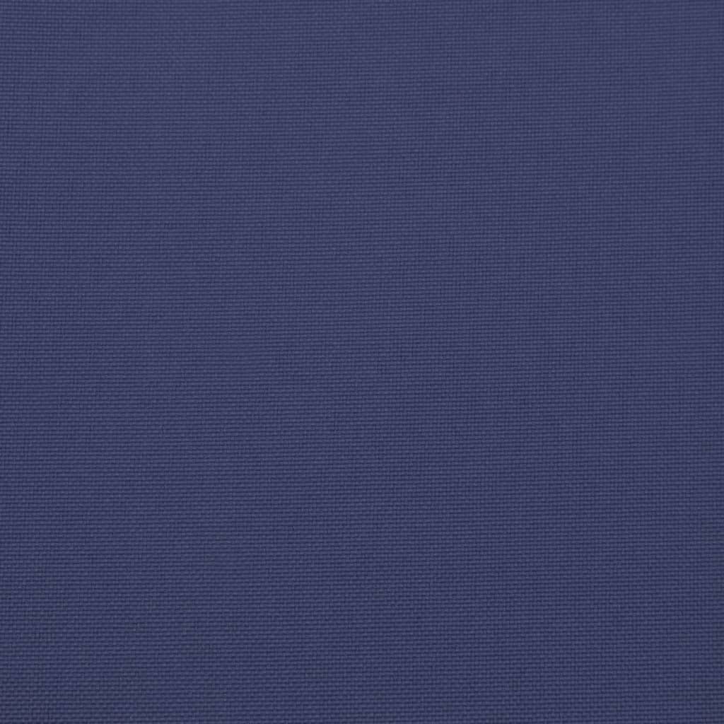 vidaXL Coussins de palette lot de 4 bleu marine 40x40x3cm tissu oxford