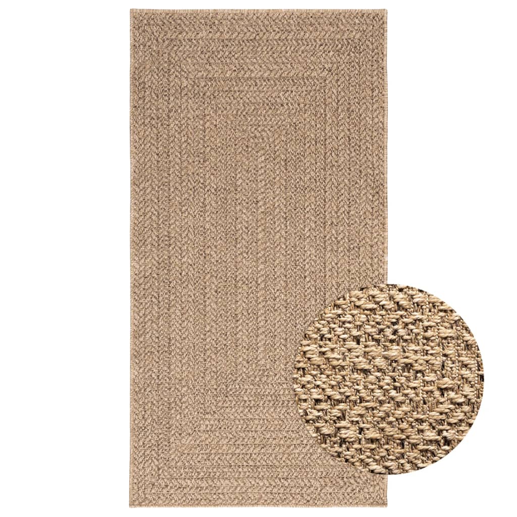 vidaXL Tapis ZIZUR 80x150 cm aspect de jute intérieur et extérieur