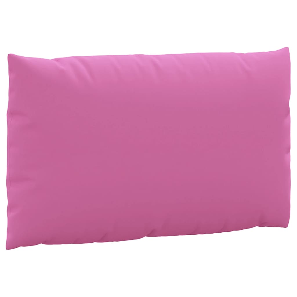 vidaXL Coussins de palette lot de 2 rose tissu Oxford