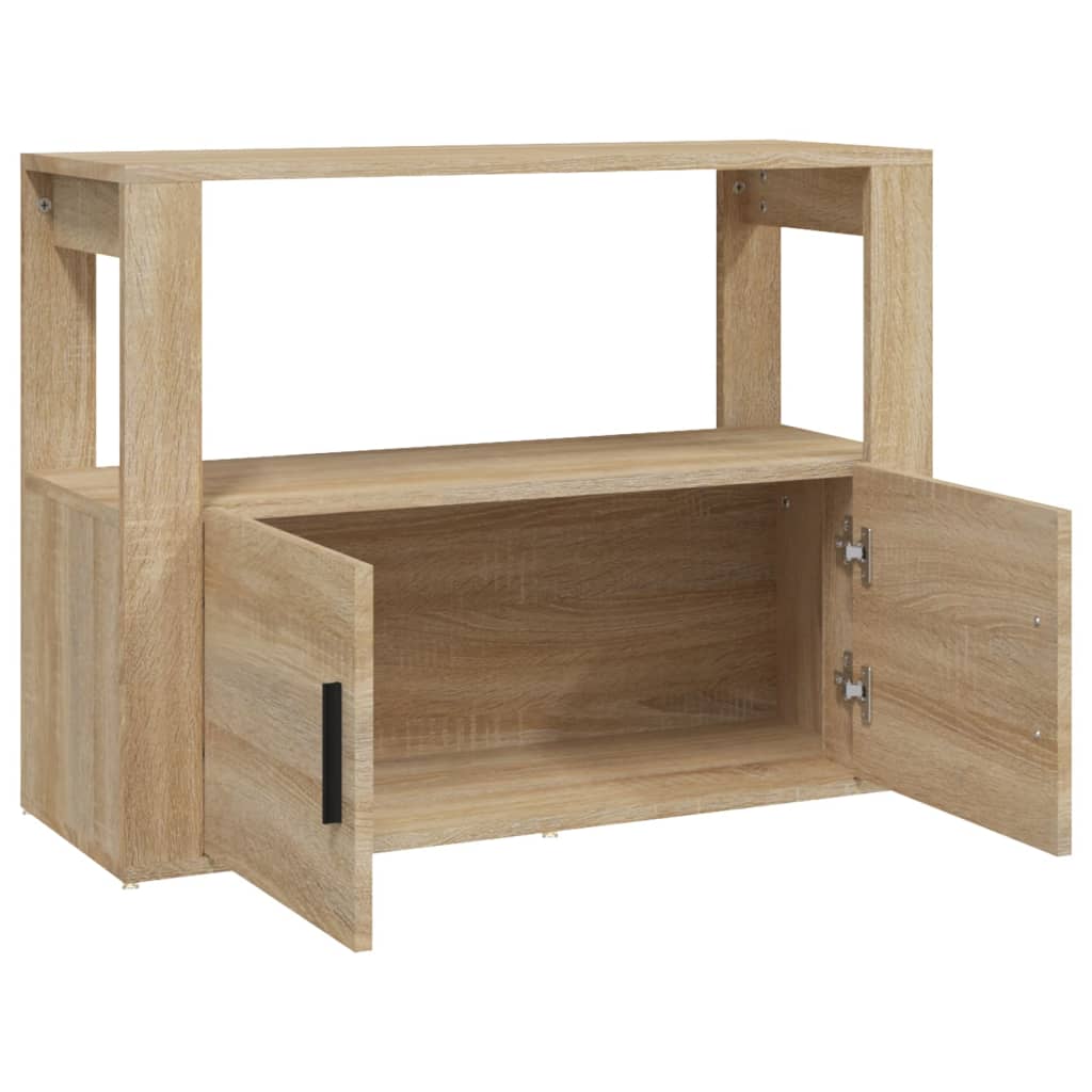 vidaXL Buffet Chêne sonoma 80x30x60 cm Bois d'ingénierie