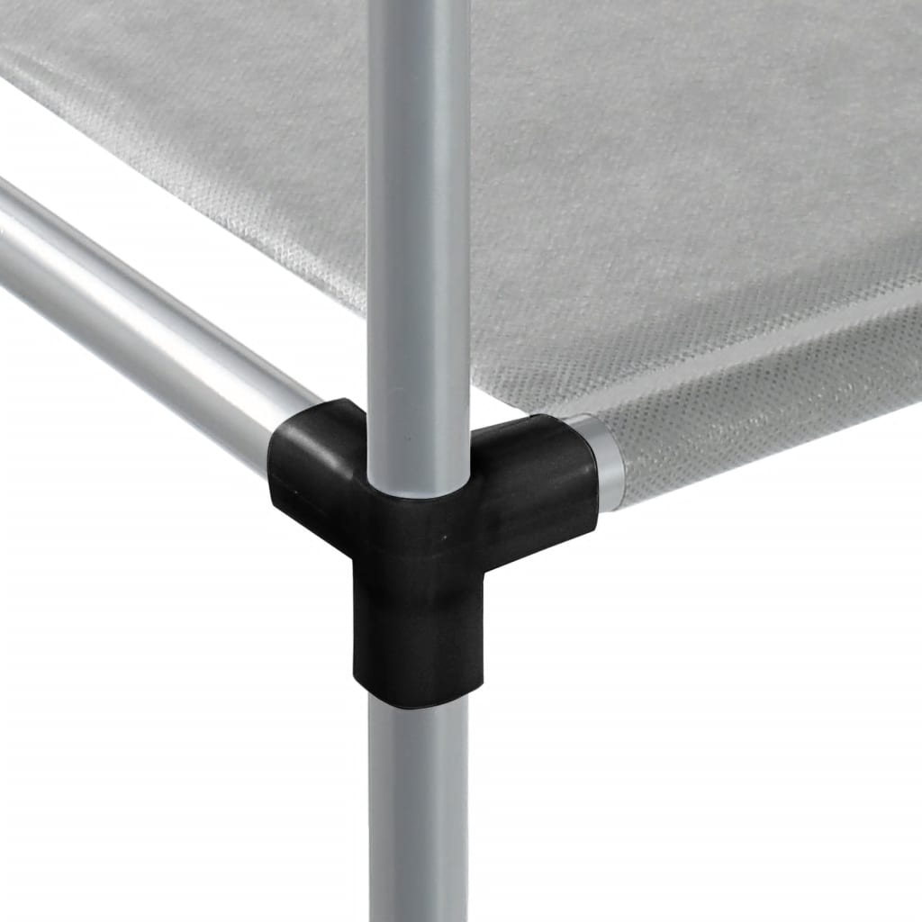 vidaXL Support de rangement sur la machine à laver Gris 87x55x90,5 cm