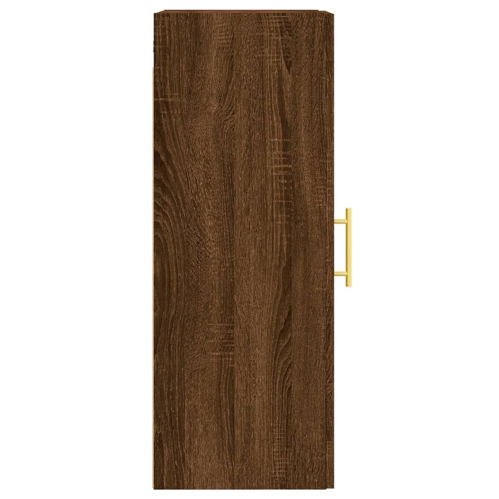 vidaXL Armoire murale chêne marron 34,5x34x90 cm bois d'ingénierie