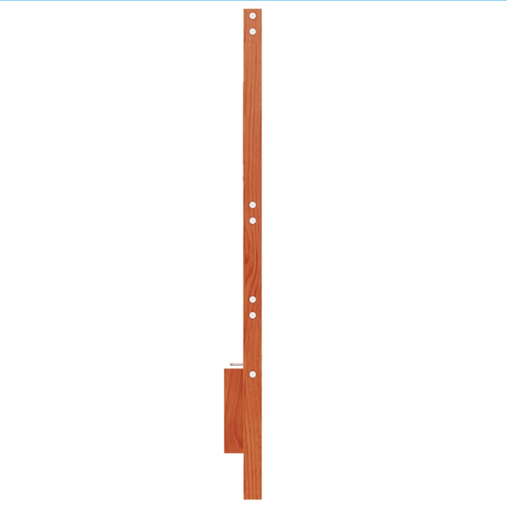 vidaXL Tête de lit cire marron 135 cm bois massif de pin