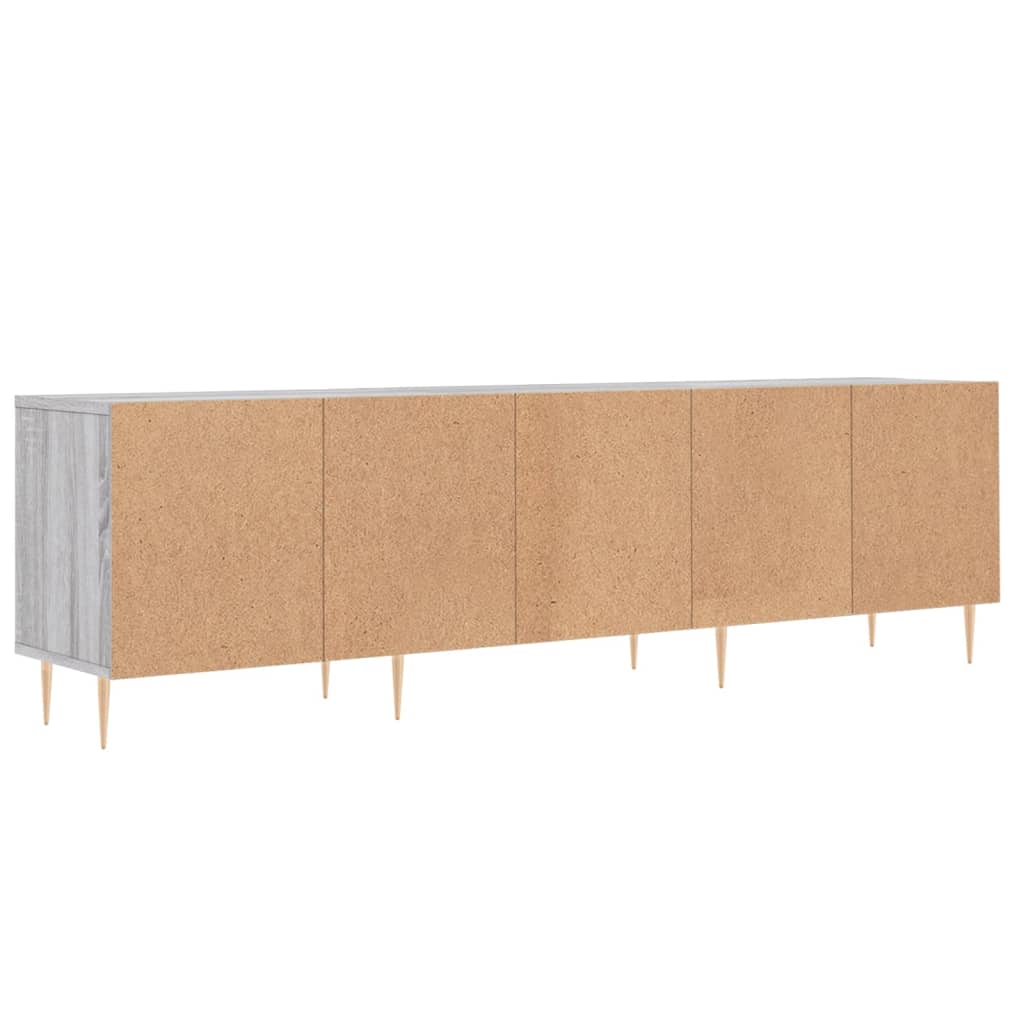 vidaXL Meuble TV sonoma gris 150x30x44,5 cm bois d'ingénierie