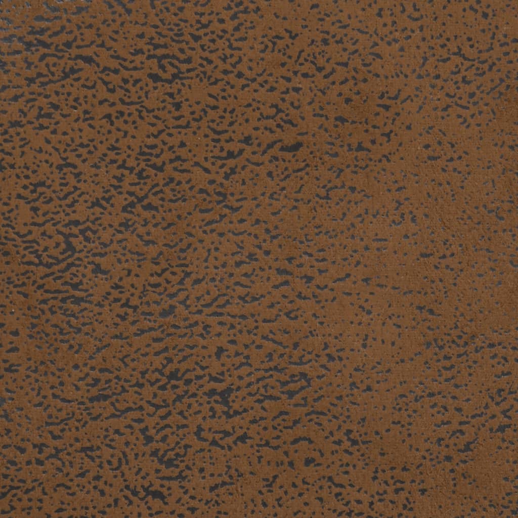 vidaXL Banc avec coussins marron 113x64,5x75,5 cm similicuir daim