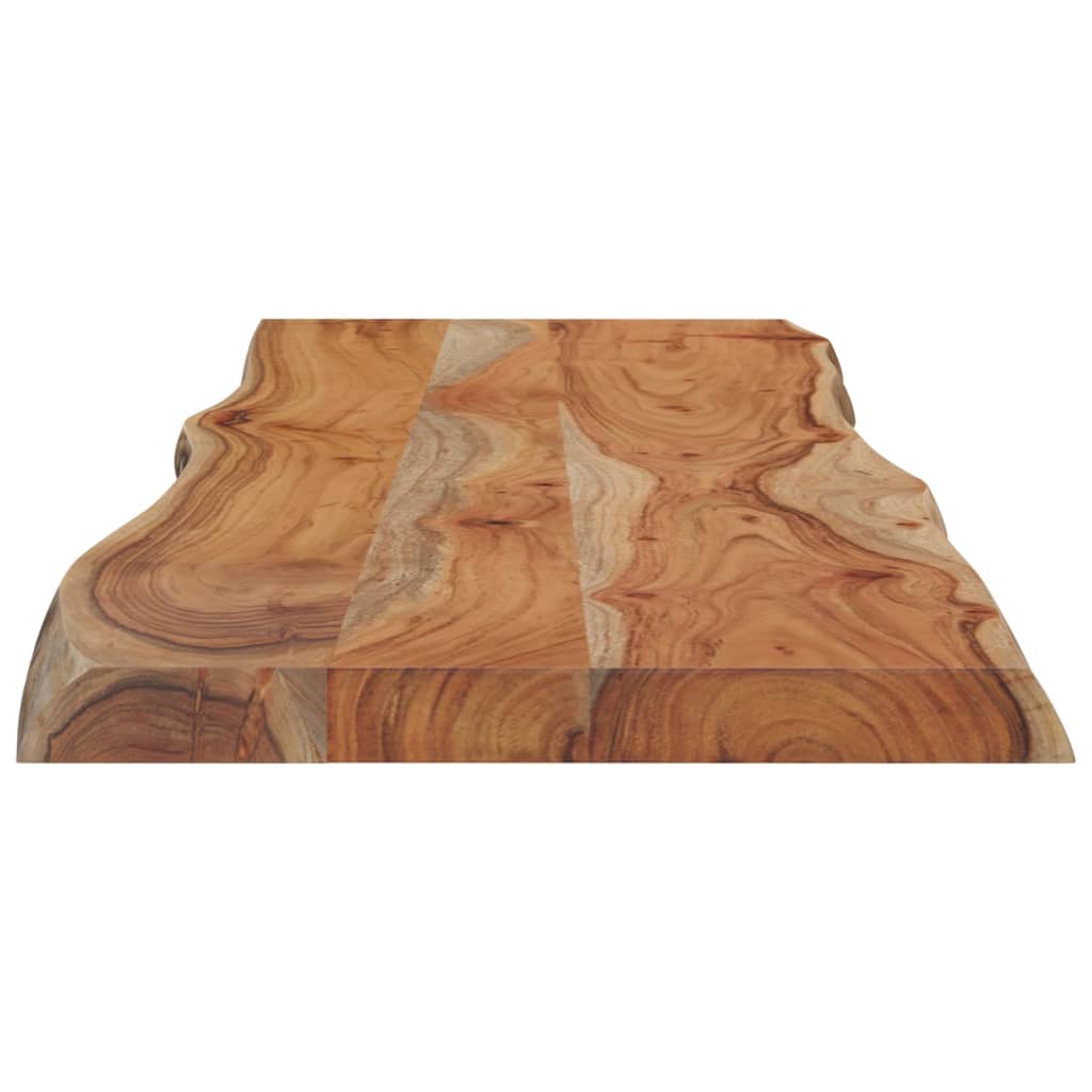 vidaXL Dessus de table 110x40x2,5 cm rectangulaire bois massif acacia