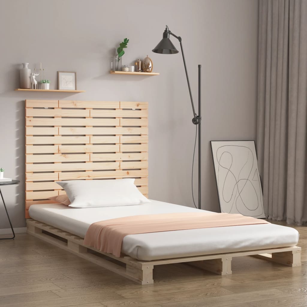 vidaXL Tête de lit murale 106x3x91,5 cm Bois massif de pin