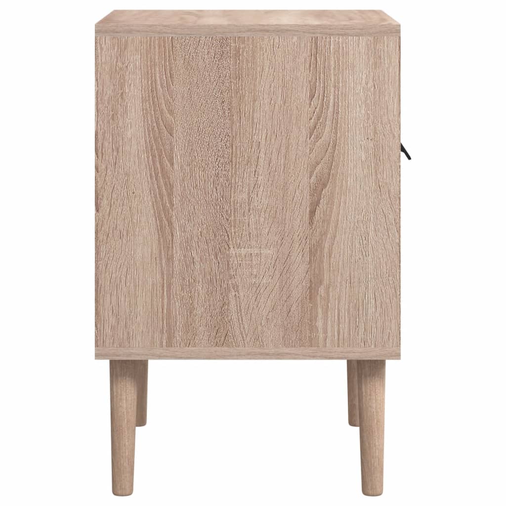 Finori Table de chevet Lusk 61A chêne sonoma 38,5x38,5x57 cm